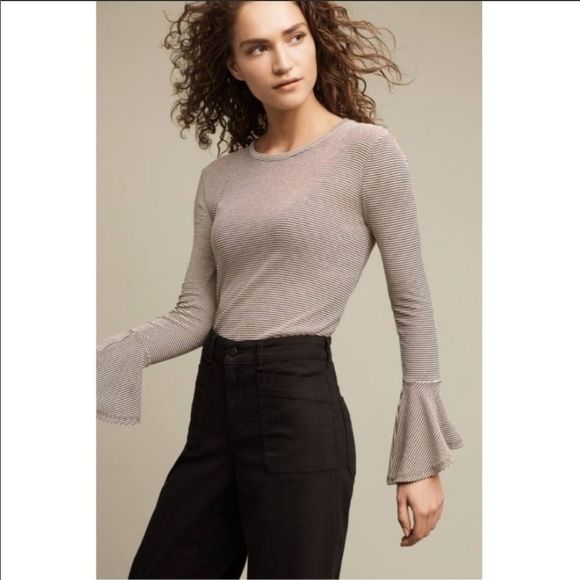 Anthropologie Tops - Anthropologie RO & DE Toastworthy Bell  Sleeve Top
